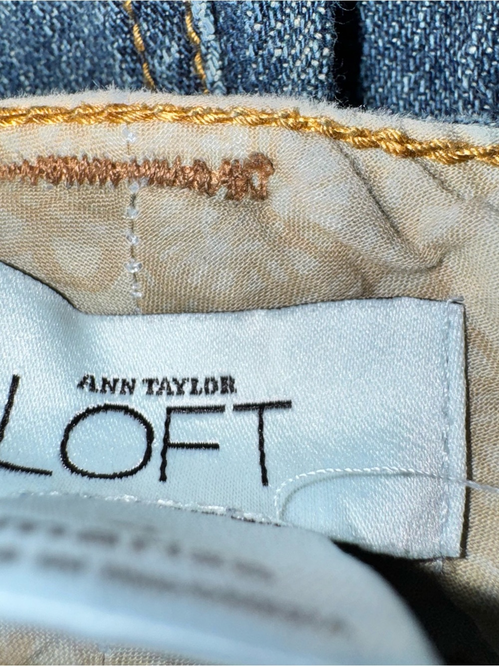 LOFT Blue Cropped Wide-Leg Jeans - Picture 11 of 16
